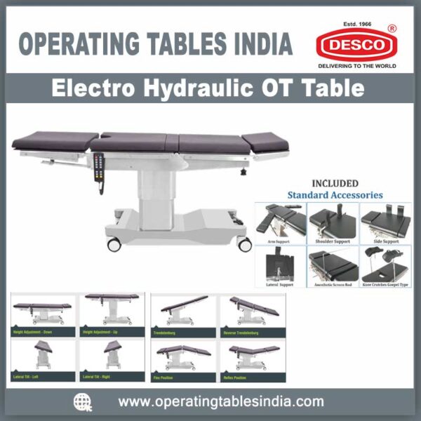 Electro Hydraulic OT Table