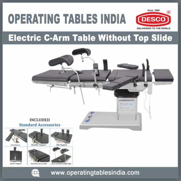 Electric C-Arm Table without Top Slide