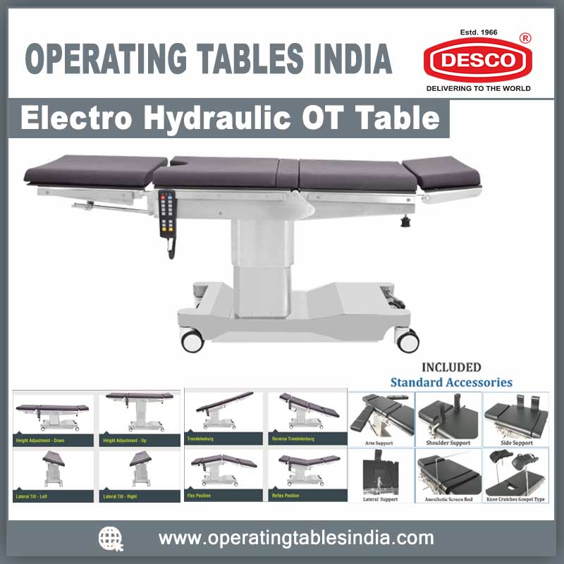 ELECTRO HYDRAULIC OT TABLE